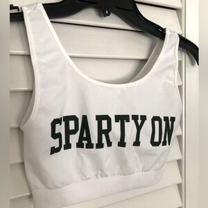 Premium Seamless Sparty On Crop Top
